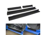 Suparee Door Sill Guards; Black (07-18 Jeep Wrangler JK 4-Door)