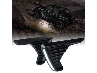 Suparee Fender Vent Sidetrack Lights (18-25 Jeep Wrangler JL)