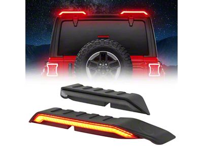 Suparee High Mount Brake Light with Turn Signal and Reverse Lights (18-25 Jeep Wrangler JL w/ Hard Top)
