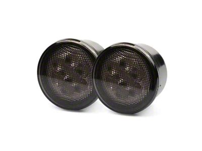 Suparee LED Turn Signal Lights; Smoked (07-18 Jeep Wrangler JK)