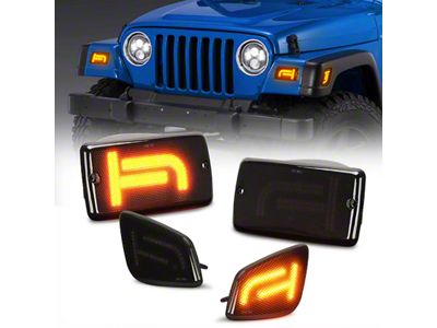 Suparee LED Turn Signal and Side Marker Lights (97-06 Jeep Wrangler TJ)