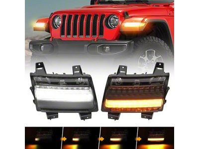 Suparee Sequential LED Turn Signal Lights (18-25 Jeep Wrangler JL w/ Factory Halogen Lights)