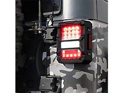 Suparee Tail Light Guards; Black (07-18 Jeep Wrangler JK)
