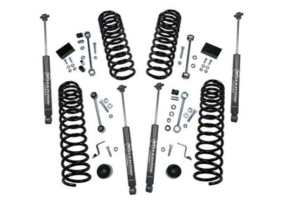 SuperLift 2.50-Inch Dual Rate Coil Spring Suspension Lift Kit with Shadow Series Shocks (18-25 Jeep Wrangler JL 4-Door)