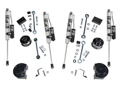 SuperLift 2.50-Inch Coil Spacer Suspension Lift Kit with Fox 2.0 Reservoir Shocks (18-25 Jeep Wrangler JL, Excluding 4xe & Rubicon 392)