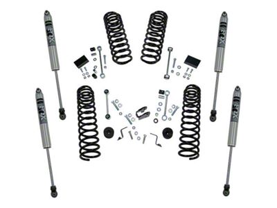 SuperLift 2.50-Inch Dual Rate Coil Spring Suspension Lift Kit with Fox Shocks (18-25 2.0L or 3.6L Jeep Wrangler JL 2-Door)