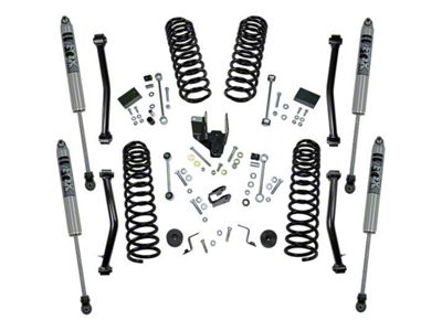 SuperLift 4-Inch Dual Rate Coil Spring Suspension Lift Kit with Fox Shocks (18-25 Jeep Wrangler JL 2-Door)