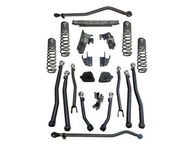 SuperLift 4-Inch Rock Runner Series Long Arm Suspension Lift Kit with FOX 2.0 Shocks (18-25 Jeep Wrangler JL 4-Door, Excluding EcoDiesel & Rubicon 392)