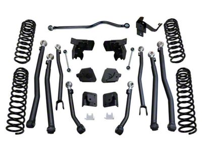 SuperLift 4-Inch Rock Runner Series Long Arm Suspension Lift Kit with FOX 2.0 Shocks (07-18 Jeep Wrangler JK 4-Door)