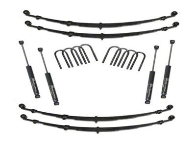 SuperLift 4-Inch Suspension Lift Kit with Superlift Shocks (76-81 Jeep CJ7)