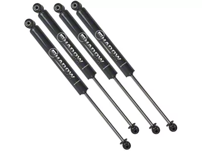 SuperLift Shadow Series Front and Rear Shocks for 2.50 to 4-Inch Lift (18-25 Jeep Wrangler JL)