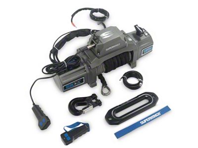 Superwinch 12,000 lb. SX12SR Winch with Synthetic Rope and Wireless Remote (Universal; Some Adaptation May Be Required)
