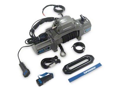 Superwinch 12,000 lb. SX12SR Winch with Synthetic Rope and Wireless Remote (Universal; Some Adaptation May Be Required)
