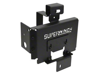 Superwinch Auxiliary Battery Mount; Black/Red (18-25 Jeep Wrangler JL, Excluding EcoDiesel)