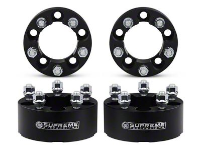 Supreme Suspensions 1-Inch Pro Billet Wheel Spacers; Set of Four (87-06 Jeep Wrangler YJ & TJ)