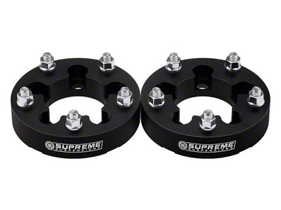 Supreme Suspensions 1-Inch Pro Billet Wheel Spacers; Set of Two (87-06 Jeep Wrangler YJ & TJ)