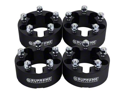 Supreme Suspensions 2-Inch Pro Billet Wheel Spacers; Set of Four (87-06 Jeep Wrangler YJ & TJ)
