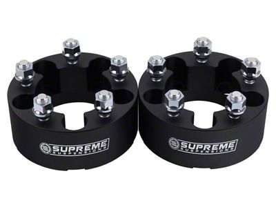 Supreme Suspensions 2-Inch Pro Billet Wheel Spacers; Set of Two (87-06 Jeep Wrangler YJ & TJ)
