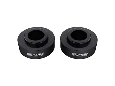 Supreme Suspensions 3-Inch Pro Rear Spring Spacer Leveling Kit; Black (03-09 4Runner)