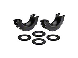 Supreme Suspensions 3/4-Inch D-Ring Shackle Isolators; Black