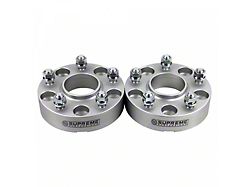 Supreme Suspensions 1.50-Inch Pro Billet Hub Centric Wheel Spacers; Silver; Set of Two (84-01 Jeep Cherokee XJ)