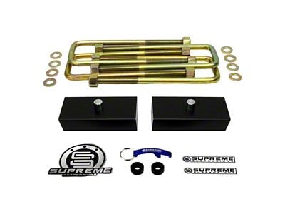 Supreme Suspensions 1-Inch Pro Billet Rear Lift Blocks (04-24 Titan)