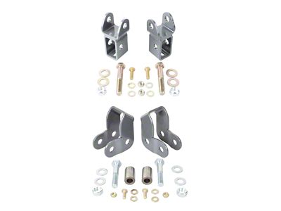 Synergy Manufacturing Front and Rear Lower Shock Relocation Kit (20-25 Jeep Gladiator JT)