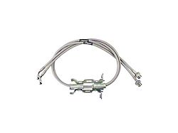 Synergy Manufacturing Stainless Braided Brake Lines; Front (18-25 Jeep Wrangler JL)