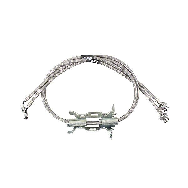 Rotora Stainless Steel Rear Brake Lines 2022-2024 WRX W/ Manual E-Brake - Foto 14
