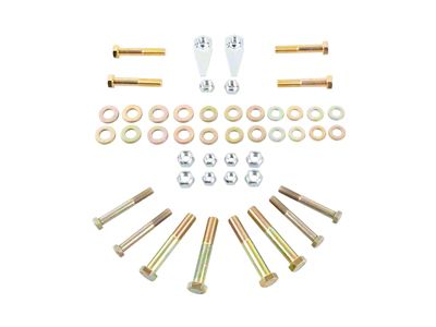 Synergy Manufacturing Front Control Arm and Track Bar Hardware Kit (18-25 Jeep Wrangler JL)