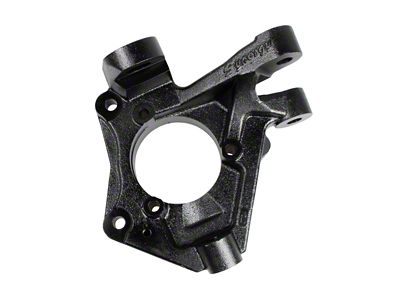 Synergy Manufacturing Steering Knuckle for Stock Drag Link Position; Driver Side; Black (18-25 Jeep Wrangler JL)