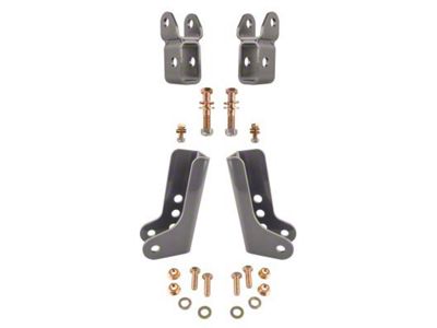 Synergy Manufacturing Front and Rear Lower Shock Relocation Kit (18-25 Jeep Wrangler JL)
