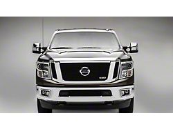 T-REX Grilles Billet Series Upper Grille Insert; Black (16-19 Titan XD w/ Forward Facing Camera)