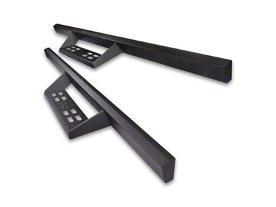 4-Inch Drop Sniper Running Boards; Textured Black (21-25 Bronco 2-Door)