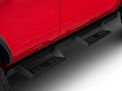 4-Inch Drop Sniper Running Boards; Textured Black (21-25 Bronco 4-Door)