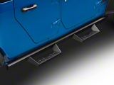 4-Inch Drop Sniper Running Boards; Textured Black (20-26 Jeep Gladiator JT)