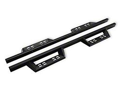 4-Inch Drop Sniper Running Boards; Textured Black (22-26 Tundra Double Cab)