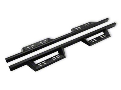 4-Inch Drop Sniper Running Boards; Textured Black (22-25 Tundra Double Cab)