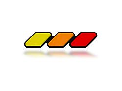 Taco Vinyl Grille Badge; Classic Scheme (Universal; Some Adaptation May Be Required)
