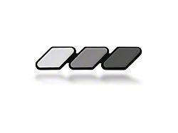 Taco Vinyl Grille Badge; Gray Scheme (Universal; Some Adaptation May Be Required)