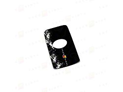 Taco Vinyl Key Fob Decal; Dark Mountains Topo (20-24 4Runner)