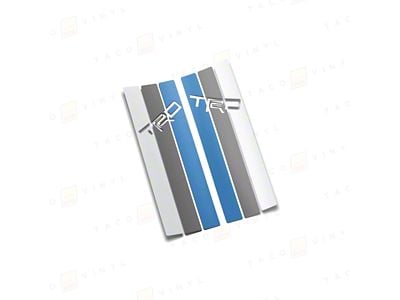 Taco Vinyl Rear Window Stripes; Bermuda Scheme (10-24 4Runner)