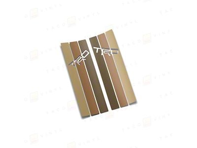 Taco Vinyl Rear Window Stripes; Desert Scheme (10-24 4Runner)