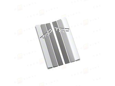 Taco Vinyl Rear Window Stripes; Gray Scheme (10-24 4Runner)