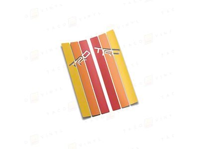 Taco Vinyl Rear Window Stripes; Heritage Scheme (10-24 4Runner)