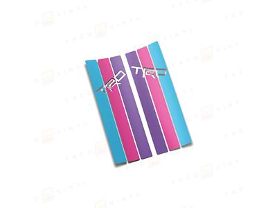 Taco Vinyl Rear Window Stripes; Lady Owned Toyotas Scheme (10-24 4Runner)
