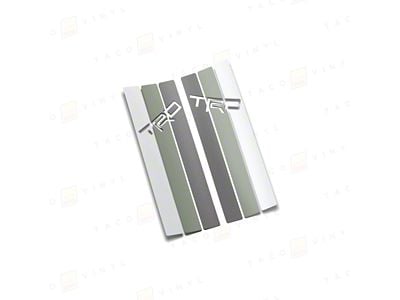 Taco Vinyl Rear Window Stripes; Lunar Rock Scheme (10-24 4Runner)