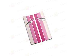 Taco Vinyl Rear Window Stripes; Pink Scheme (10-24 4Runner)