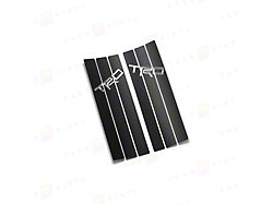 Taco Vinyl Rear Window Stripes; SATIN Black (10-24 4Runner)