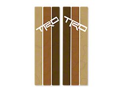 Taco Vinyl Rear Window Stripes with Topography; Desert Scheme (10-24 4Runner)